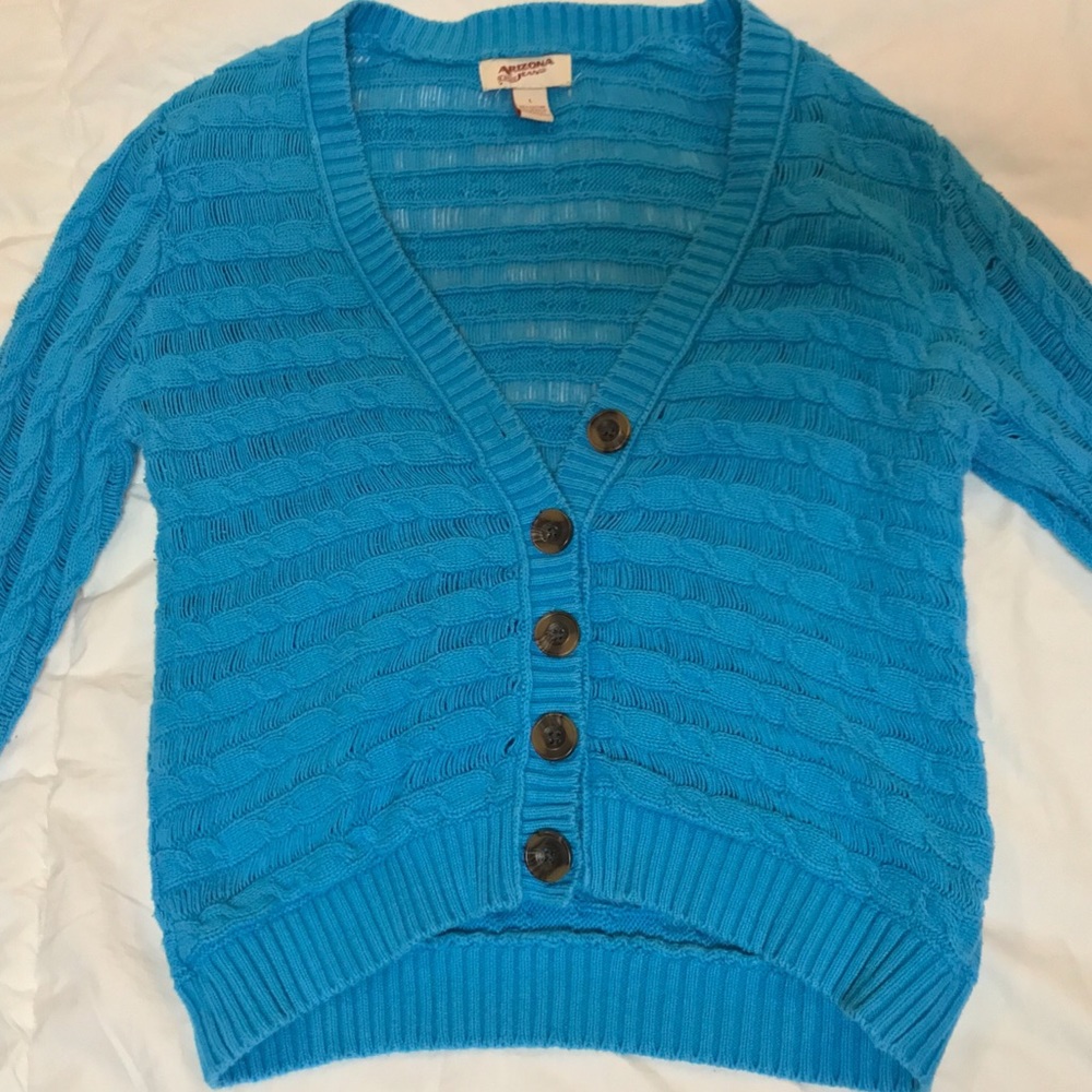 Button up Crop top Cardigan